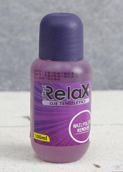 Relax Nail Polish Remover Acetone 100 ml Purple